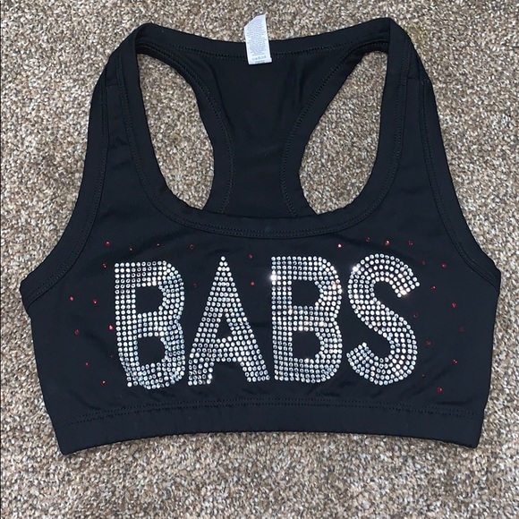 Tops - cheer athletics panthers sports bra